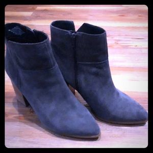 Nine West Blue Suede Boots Sz 10M
